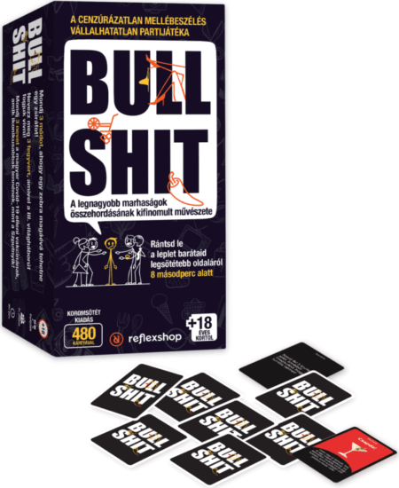 Bullshit Nevettető és provokatív felnőtt társasjáték