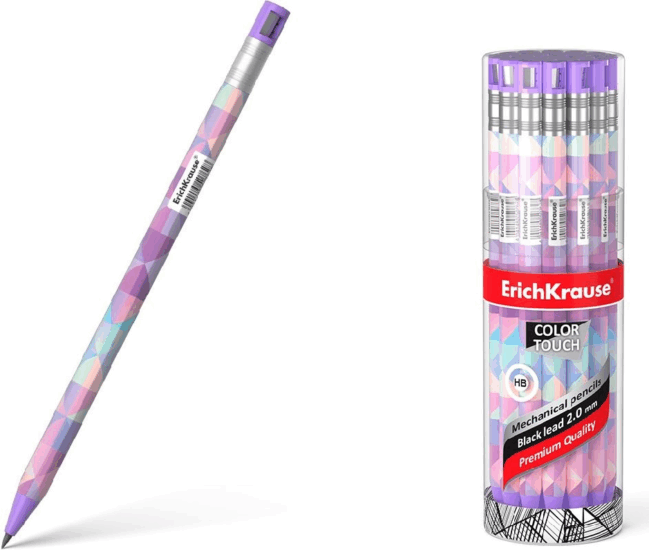 ErichKrause Magic Rhombs 2mm-es nyomósirón + kupakhegyező - Mintás