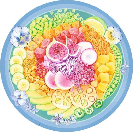 Ravensburger Circle of Colors Poke Bowl - 500 darabos puzzle