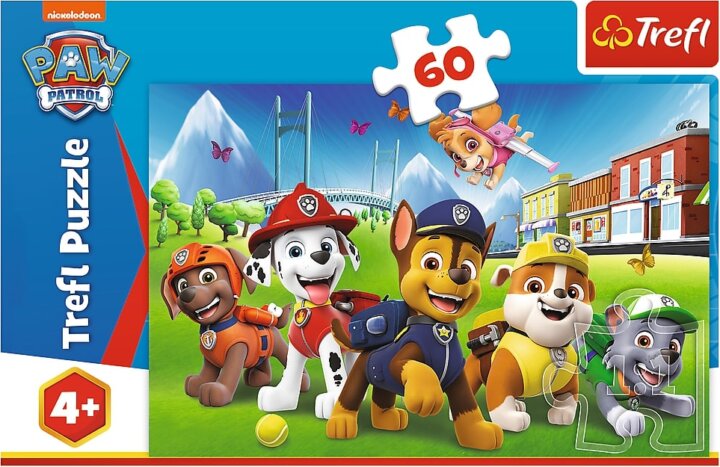 Trefl: Mancs őrjárat, Kutyik Kaland-öbölben - 60 darabos puzzle