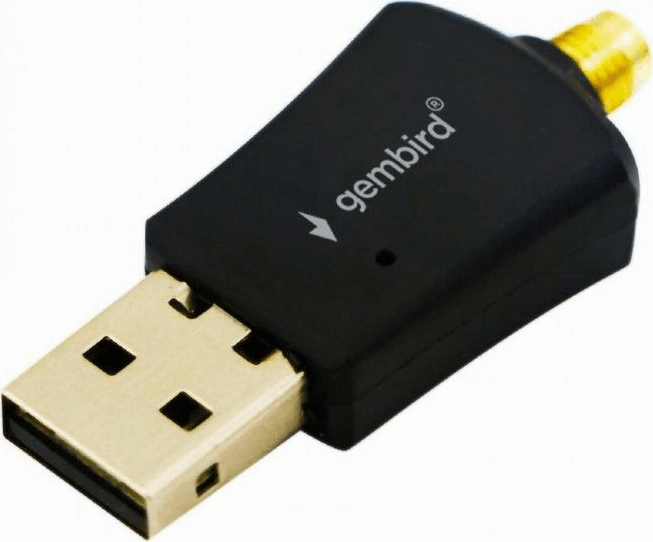 Gembird WNP-UA300P-02 High Power USB WiFi Adapter 300 Mbps Black