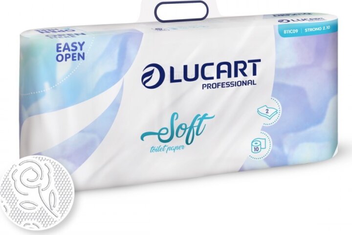 Lucart Strong Lucart Toalettpapír 2 rétegű (10 tekercs)