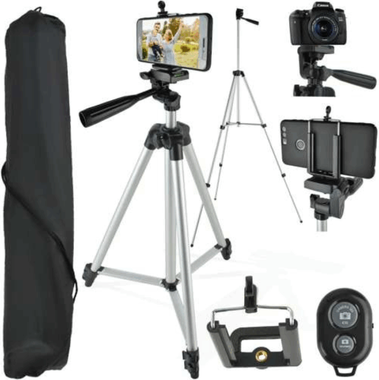 Izoxis 6067 Kamera állvány szett (Tripod) - Fekete
