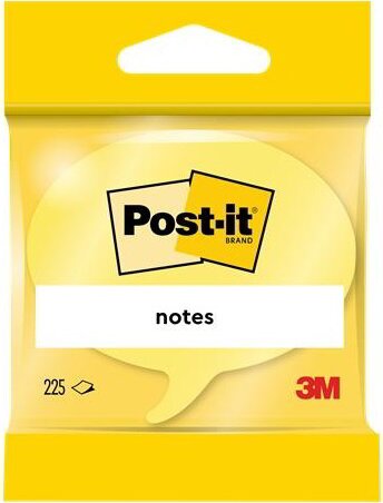 3M Postit 70x70mm öntapadó jegyzettömb szövegbuborék forma - Sárga (225 lap / tömb) 3M Postit 70x70mm öntapadó jegyzettömb szövegbuborék forma - Sárga (225 lap / tömb)