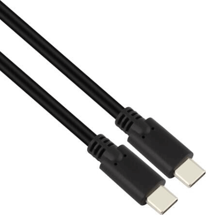 Stansson CZ-254-D USB-C apa - USB-C apa 3.2 Adat és töltőkábel - Fekete (2m)