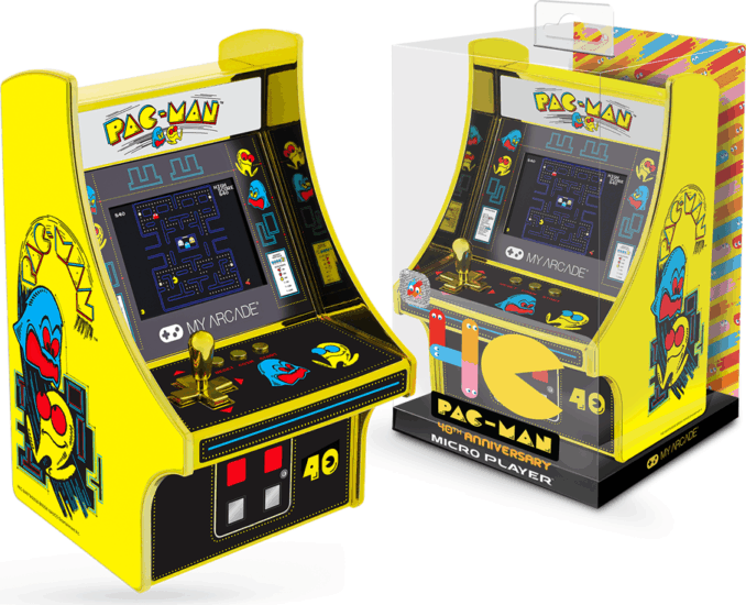 My Arcade Pac-Man 40th Anniversary Micro Player Arcade 6.75" Hordozható Retro Játékkonzol