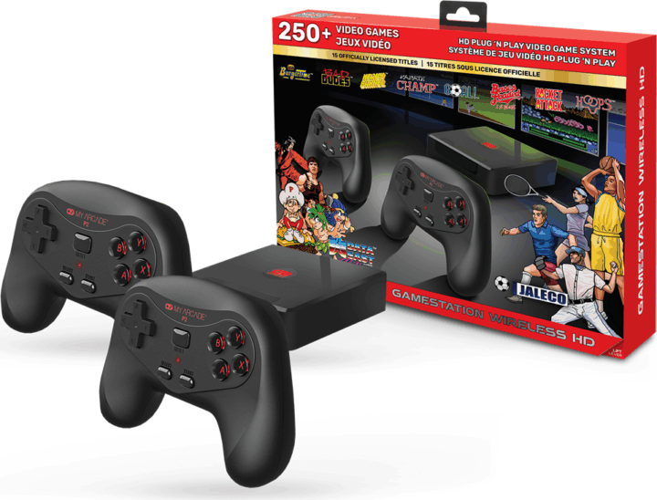My Arcade Data East And Jaleco Hits Gamestation Wireless HD 250+ Retro Játékkonzoll