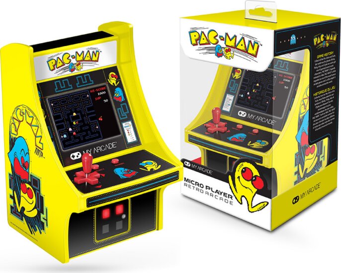 My Arcade Pac-Man Micro Player Arcade 6.75" hordozható Retro Játékkonzol My Arcade Pac-Man Micro Player Arcade 6.75" hordozható Retro Játékkonzol