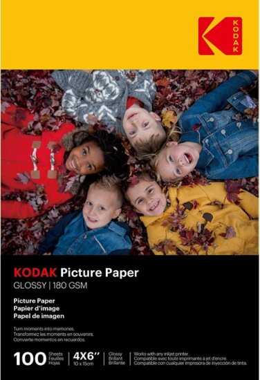 Kodak 10x15 Fine Art High Gloss 180g Fotópapír (100 db/csomag)