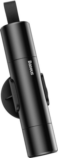 Baseus CRSFH-0G 2 az 1-ben Ablaktörő kalapács és Biztonsági öv vágó - Fekete