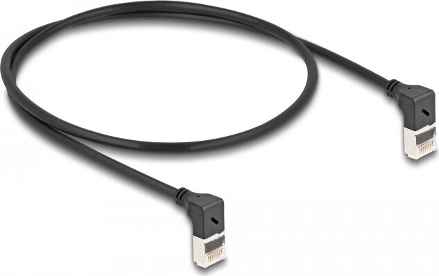 Delock Cat6A S/FTP Patch kábel 0,5m - Fekete Delock Cat6A S/FTP Patch kábel 0,5m - Fekete