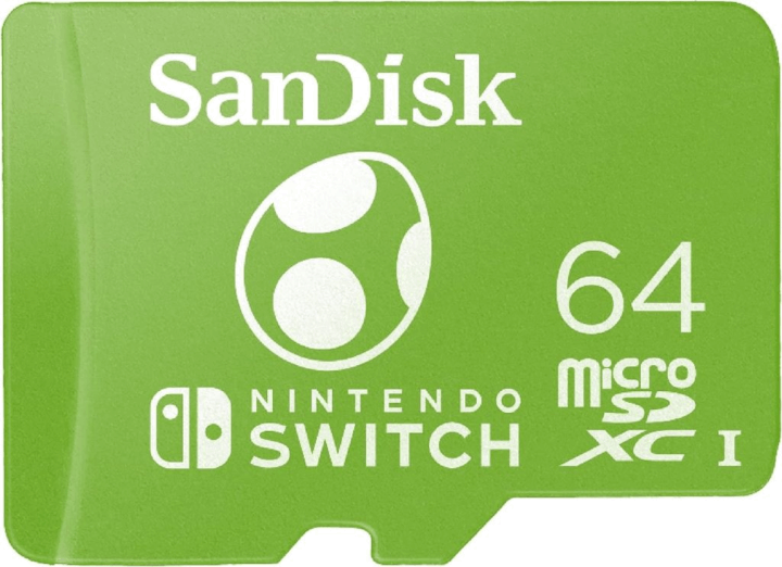 Sandisk 64GB Nintendo Switch Yosi Edition microSDXC UHS-I Memóriakártya