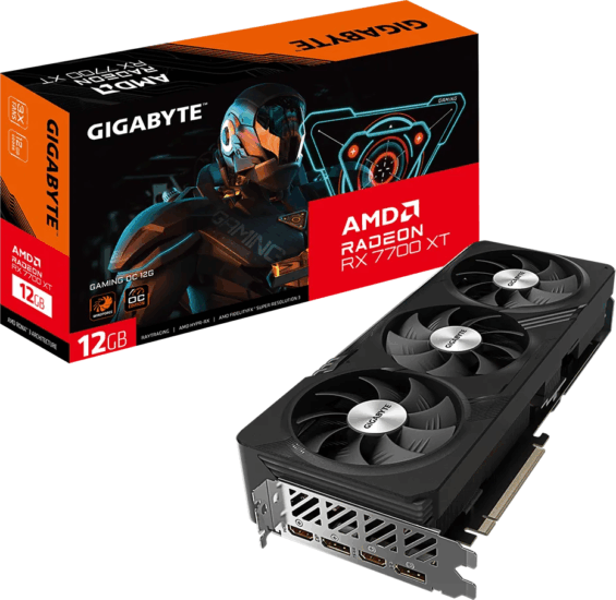 Gigabyte Radeon RX 7700 XT 12GB GDDR6 GAMING OC Videókártya