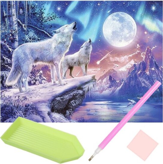 Malatec Gyémántszemes kirakó - Farkasok