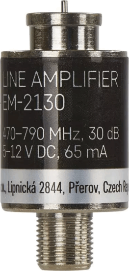 Emos J5710 DVB-T/T2 antenna erősító csatlakozó - Fekete