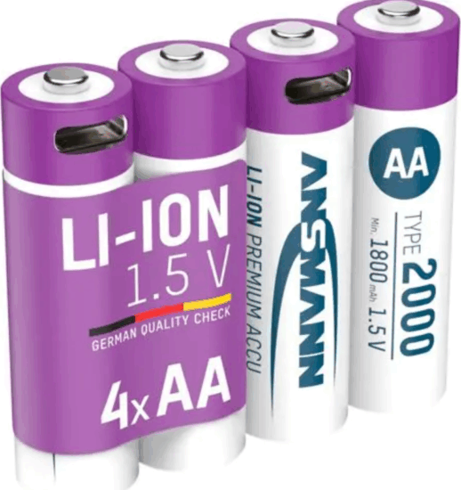 Ansmann 1312-0036 Újratölthető Ceruzaelem (4db/csomag)