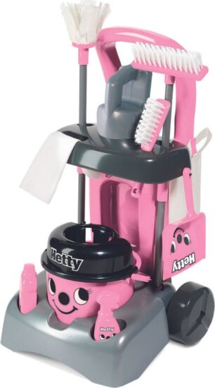 Casdon: Prémium Hetty játék takarítókocsi - Rózsaszín
