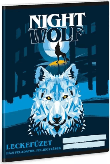Ars Una Nightwolf 38 lapos A5 leckefüzet - Mintás