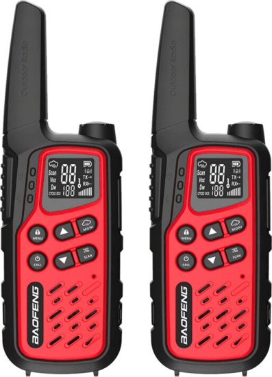 Baofeng BF-T25E Walkie Talkie - Piros
