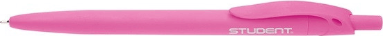ICO Pink Student Nyomógombos golyóstoll - 0.7mm / Kék