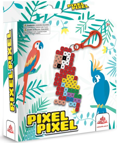 Red Castle Papagáj kulcstartó vasalható gyöngy készlet