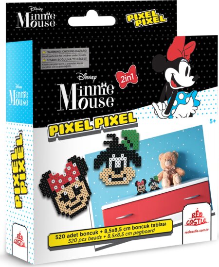 Red Castle Minnie egér és Goofy vasalható gyöngy készlet