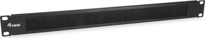 Equip 327413 19" Fésű panel 1U - Fekete