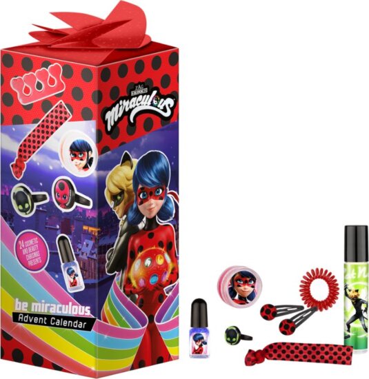 Zag Heroez Miraculous Smink és kitűző készlet Adventi Kalendárium Zag Heroez Miraculous Smink és kitűző készlet Adventi Kalendárium