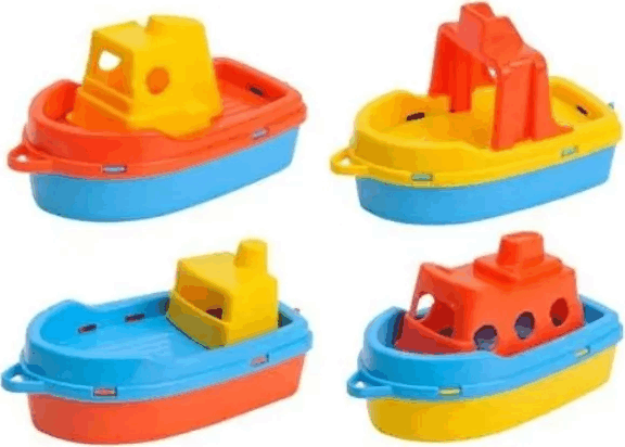 Műanyag kishajók (4 db)