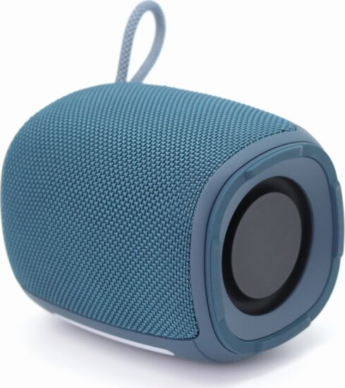 Gembird SPK-BT-LED-03-B Hordozható bluetooth hangszóró - Kék