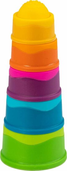Fat Brain Toys: Puha toronyépítő bébijáték