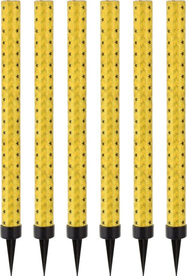 Arany színű tortatűzijáték (6 db / csomag)