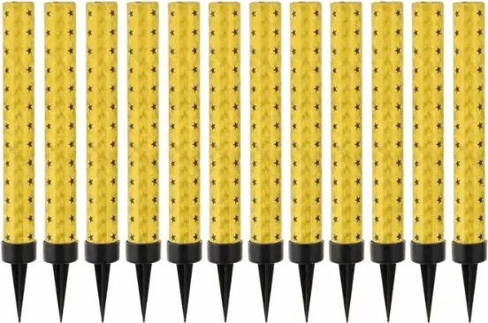 Aranyszínű torta tűzijáték (12 db / csomag)