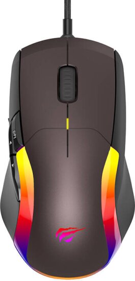 Havit MS959S RGB Vezetékes Gaming Egér - Barna