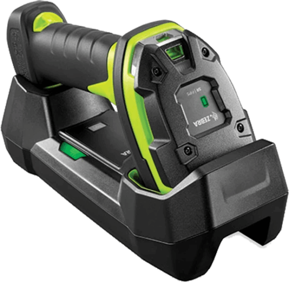 Zebra LI3678-ER3U42A0S1W Kézi vonalkódolvasó készlet - Fekete/Zöld