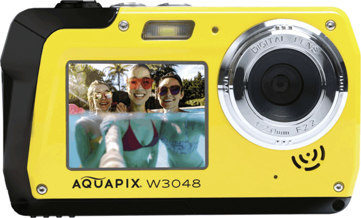 Easypix Aquapix W3048 Edge Digitális fényképezőgép - Sárga Easypix Aquapix W3048 Edge Digitális fényképezőgép - Sárga