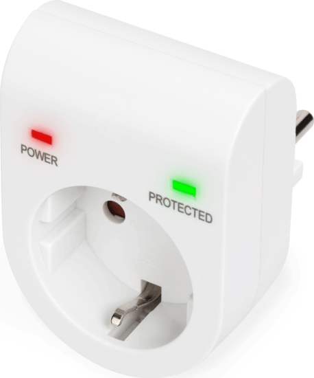 Digitus DN-95400 230V Túlfeszültség védő 1 aljzatos - Fehér Digitus DN-95400 230V Túlfeszültség védő 1 aljzatos - Fehér