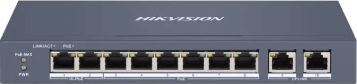 Hikvision DS-3E1310HP-EI PoE Gigabit Switch