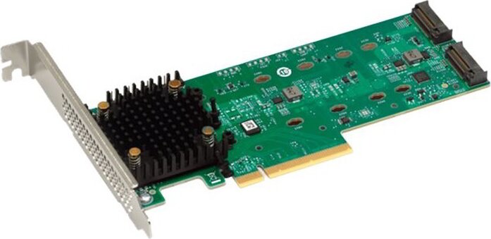 Broadcom MegaRAID 9540-2M2 SATA + NVMe RAID PCIe vezérlő Broadcom MegaRAID 9540-2M2 SATA + NVMe RAID PCIe vezérlő