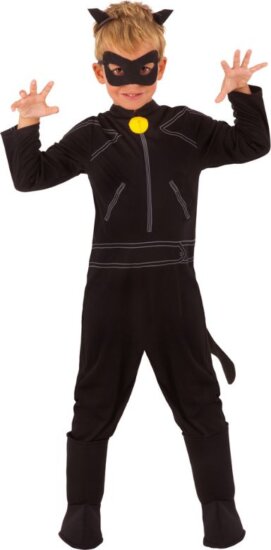 Rubies Miraculous Fekete macska jelmez - M méret Rubies Miraculous Fekete macska jelmez - M méret
