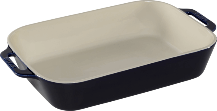 Staub Ceramique Négyszögletes Sütőedény - Sötétkék