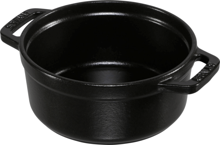 Staub La Cocotte 12cm Sütőedény kerek - Fekete