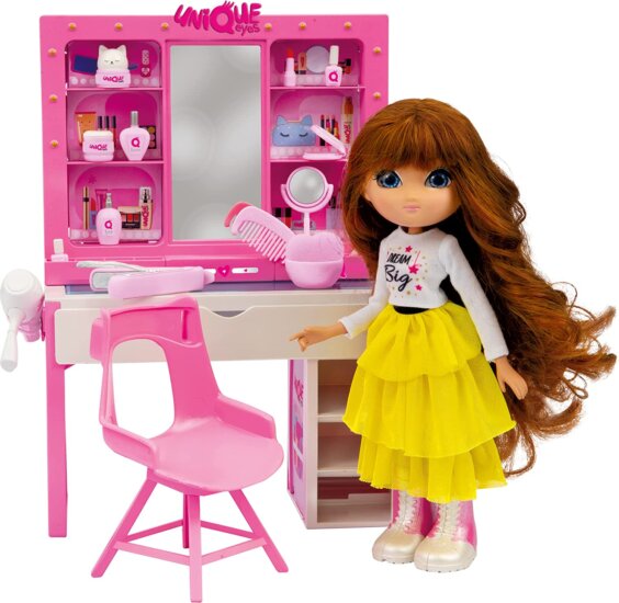 Giochi Preziosi Unique Eyes: Bűvös szemű baba szépségszalonnal Giochi Preziosi Unique Eyes: Bűvös szemű baba szépségszalonnal