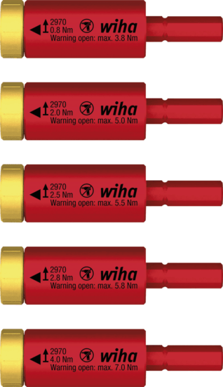 WIHA 41479 easyTorque Nyomaték adapter készlet (5db / csomag)