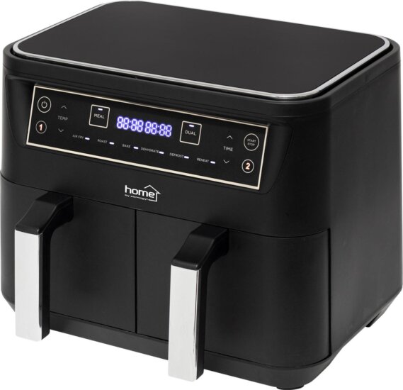 Home HG AF 24 2x3.8L Duplakosaras Forrólevegős fritőz - Fekete Home HG AF 24 2x3.8L Duplakosaras Forrólevegős fritőz - Fekete