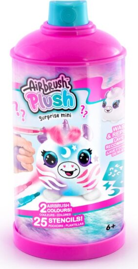Airbrush Plush: Style 4 Ever színezhető mini meglepetés plüssfigura