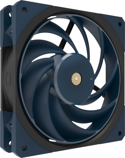 Cooler Master Mobius 120 OC 120mm PWM Rendszerhűtő - Fekete/Kék Cooler Master Mobius 120 OC 120mm PWM Rendszerhűtő - Fekete/Kék