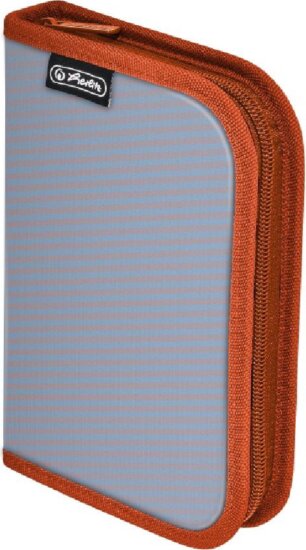 Herlitz 2-klapnis tolltartó - Narancssárga/szürke Herlitz 2-klapnis tolltartó - Narancssárga/szürke