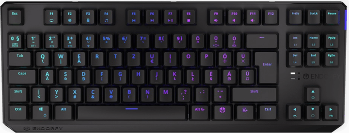 Endorfy Thock TKL (Red Switch) Wireless/Vezetékes Mechanikus Gaming Billentyűzet - Magyar