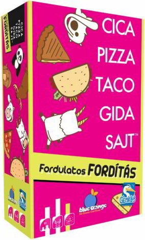 Cica, pizza, taco, gida, sajt - Fordulatos fordítás társasjáték